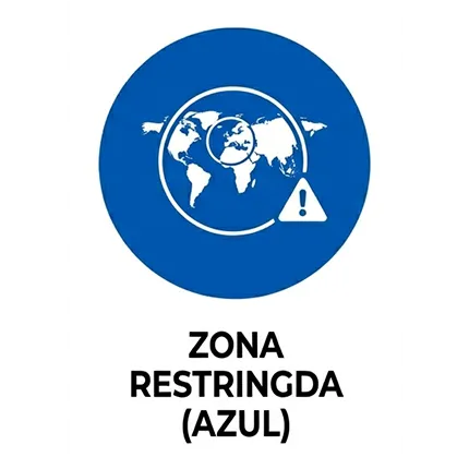 Zona restringida logística - Azul